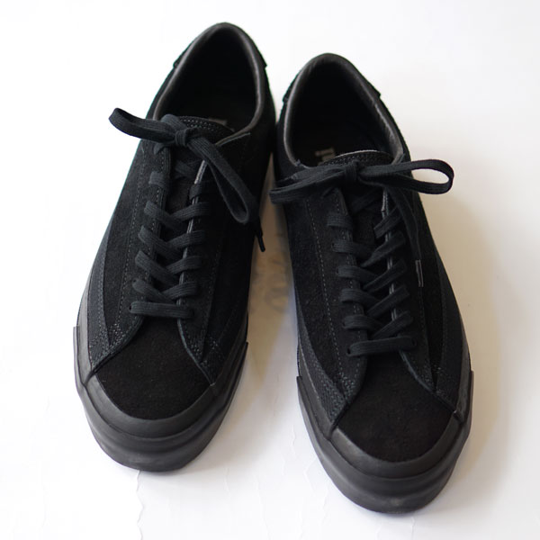 アサヒ Asahi ベルテッド スエードスニーカー ASAHI BELTED LOW SUEDE M020 BLACK/BLACK