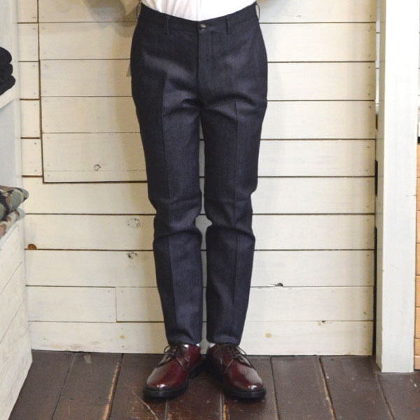 バーンストーマー BARNSTORMER T/C デニムチノ スラックス STRETCH T/C DENIM PANTS 1302P INDIGO