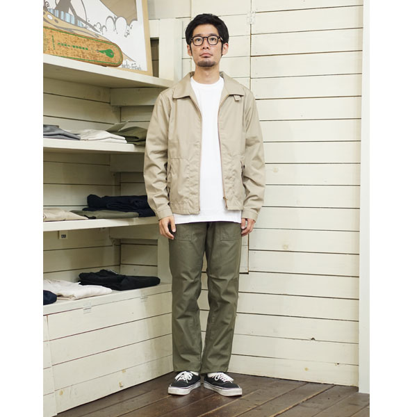 FOB FACTORY BAKER PANTS F0431 OLIVE