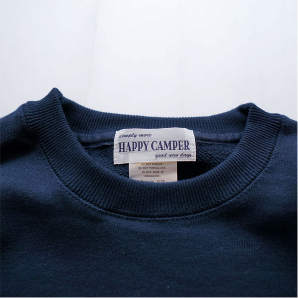 ハッピーキャンパー HAPPY CAMPER 10oz クルーネックスウェット