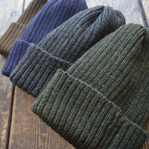 ハイランド00 Highland00 ブリティッシュウール ニットキャップ 2 X 1 British Wool Watchcap 4color