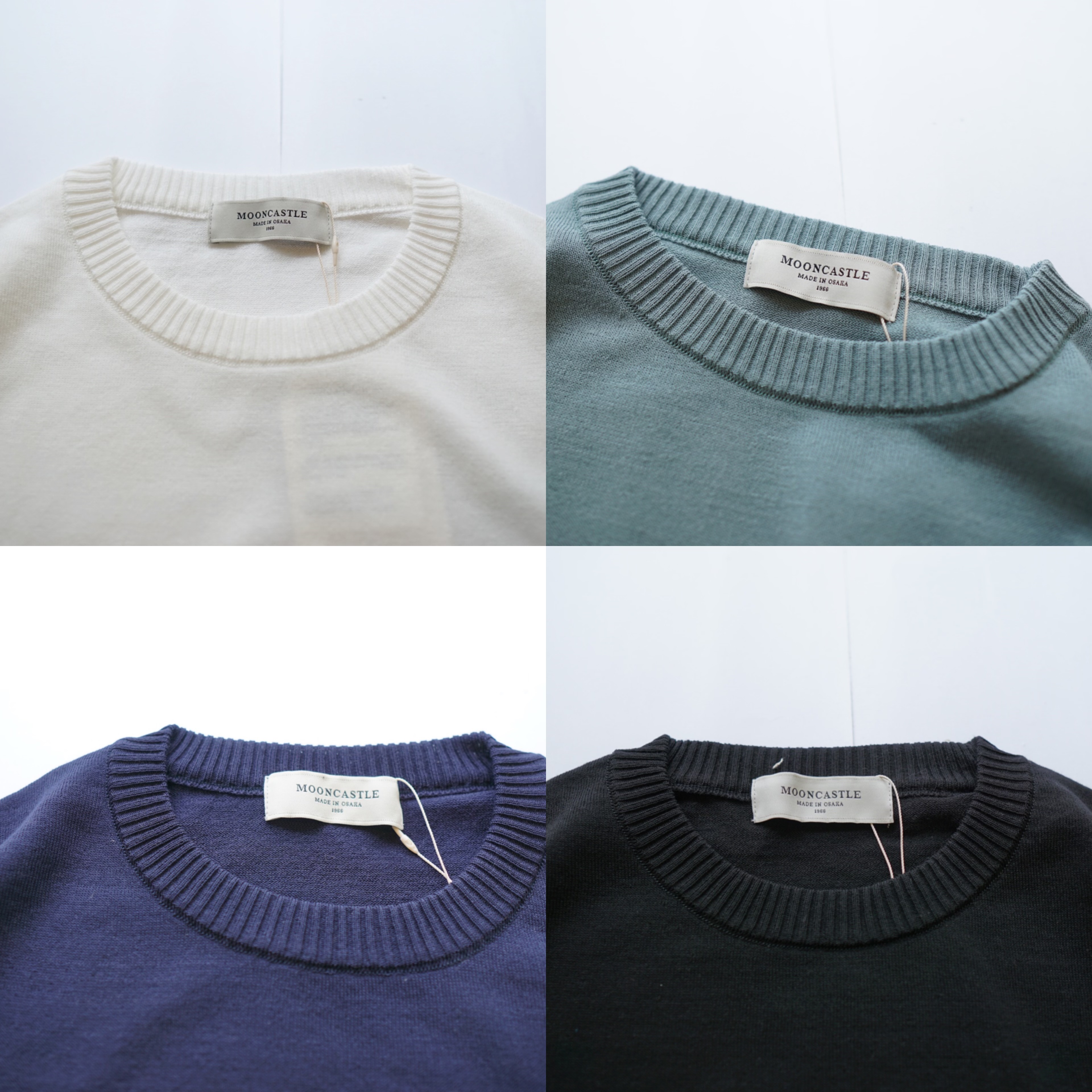 ムーンキャッスル MOON CASTLE アイスコットン S/S クルーネック