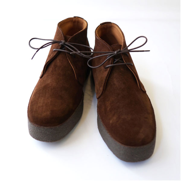 SALE】サンダース BRIT CHUKKA PINA BROWN プレーントウ メンズ