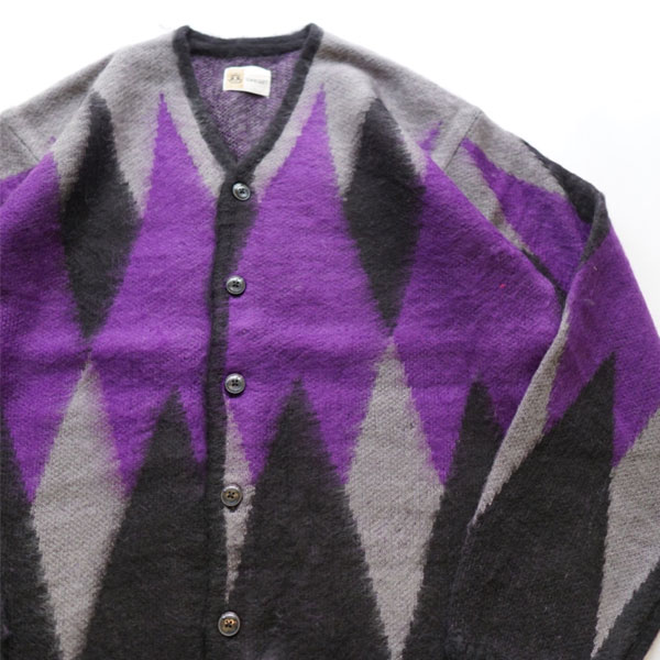 TOWN CRAFT タウンクラフト モヘア風ニットカーディガン M 全国通販】TOWN CRAFT “SHAGGY COLOR KNIT CARDIGAN(モヘア